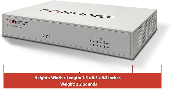 جدار حماية FortiGate 40F - حزمة الحماية الشاملة لمدة سنة